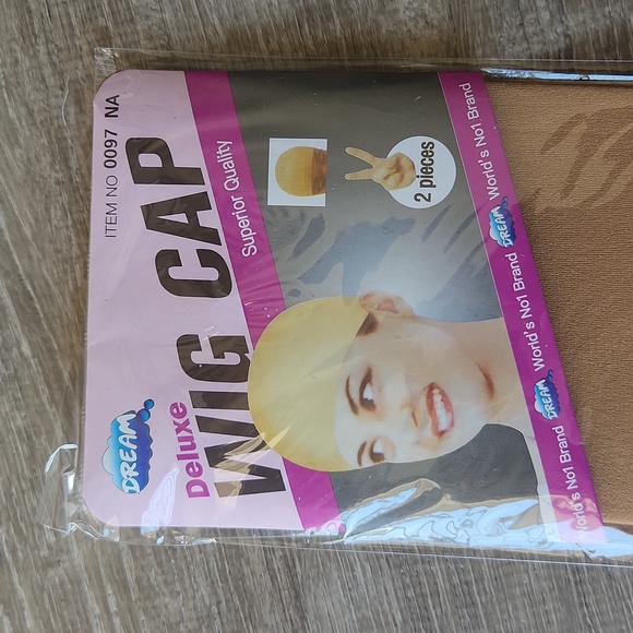 NEW 4 Count Wig Caps Nude/Beige One Size - Picture 2 of 4